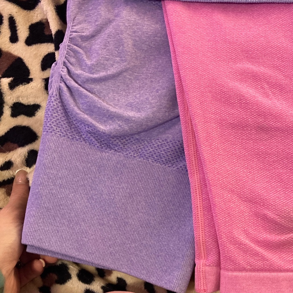 Pink and Purple Ombre Two-Piece Set - Picture 4 of 6